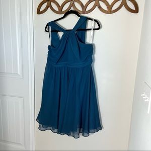 Peacock Blue Formal Dress